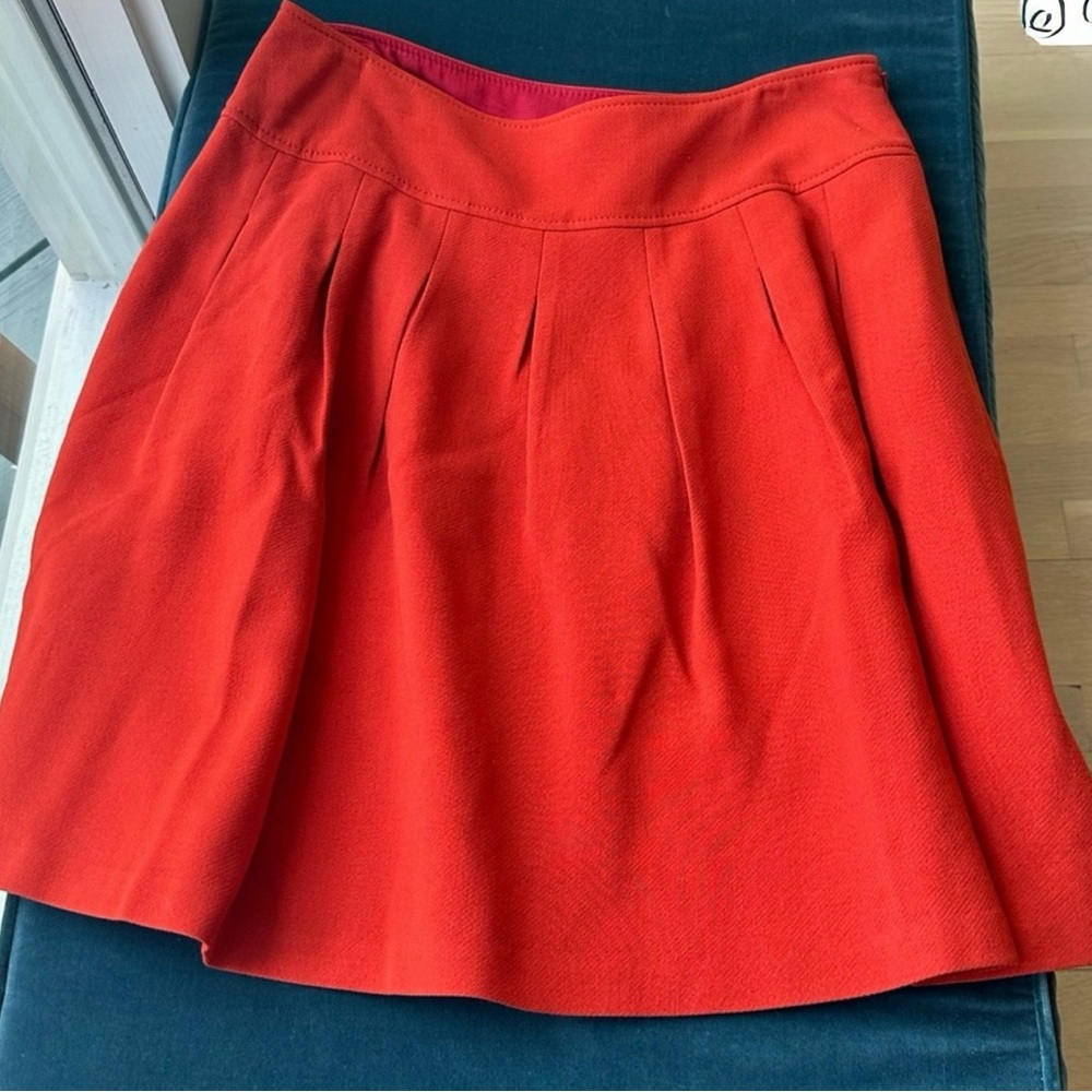 Banana Republic Vibrant Orange Mini Skirt